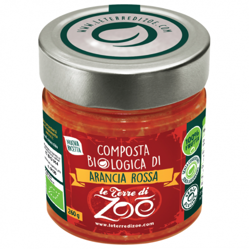 Compote Biologique d’Orange Rouge 260 g