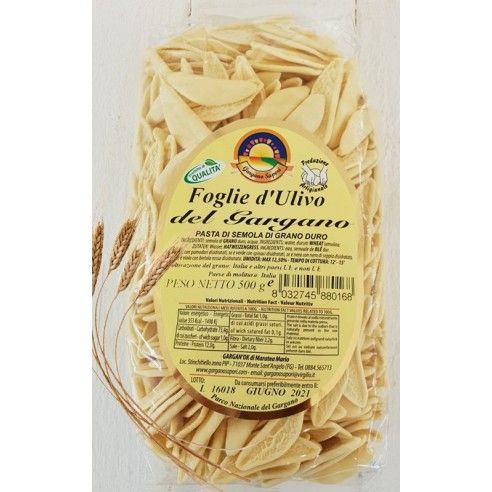 Pasta from Gargano: olive leaves 500 g
