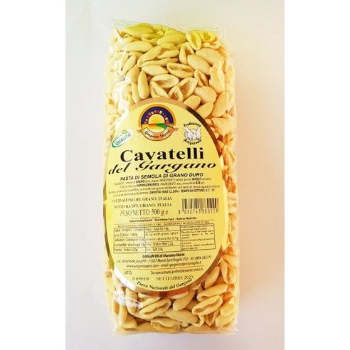 Pasta from Gargano: cavatelli 500 g