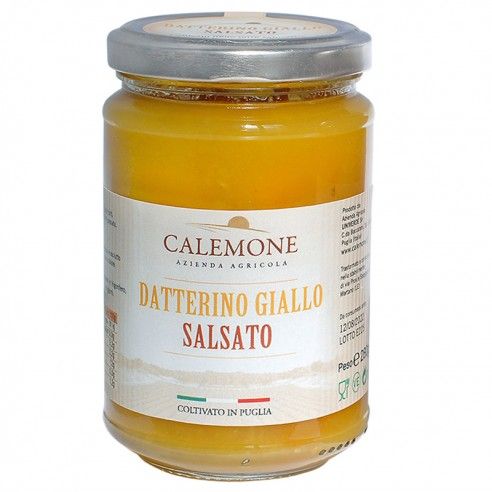 Pomodoro datterino giallo salsato 290 gr