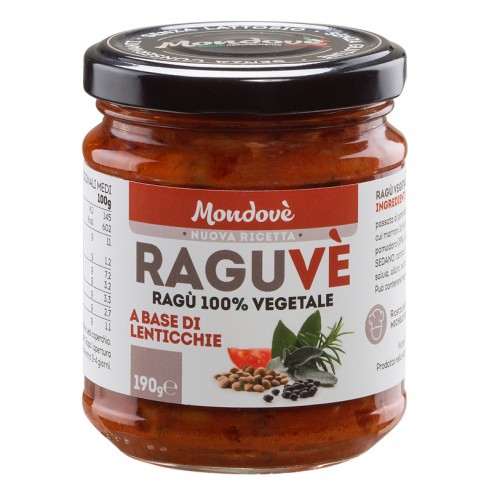 Raguvè sauce végétale aux lentilles...