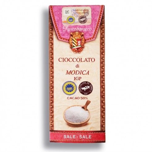 Cioccolato di Modica IGP al sale 70 gr