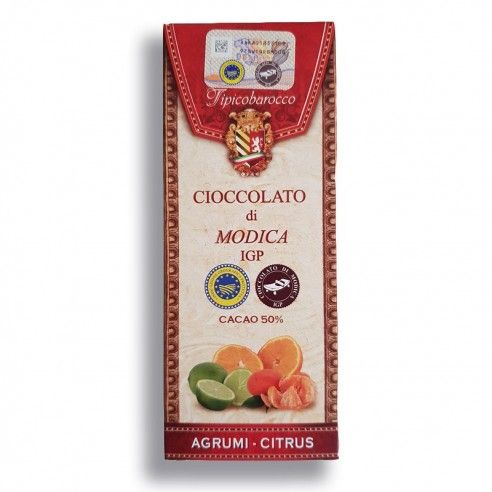 Chocolat de Modica IGP à l’orange 70 gr