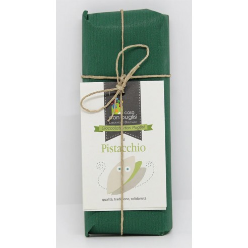 Modica PGI chocolate with pistachio...