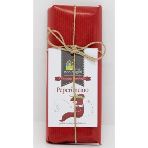 Chocolat de Modica IGP au piment 100 gr