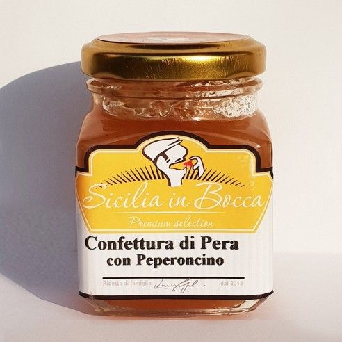 Pear jam with Chilli Pepper 110 gr